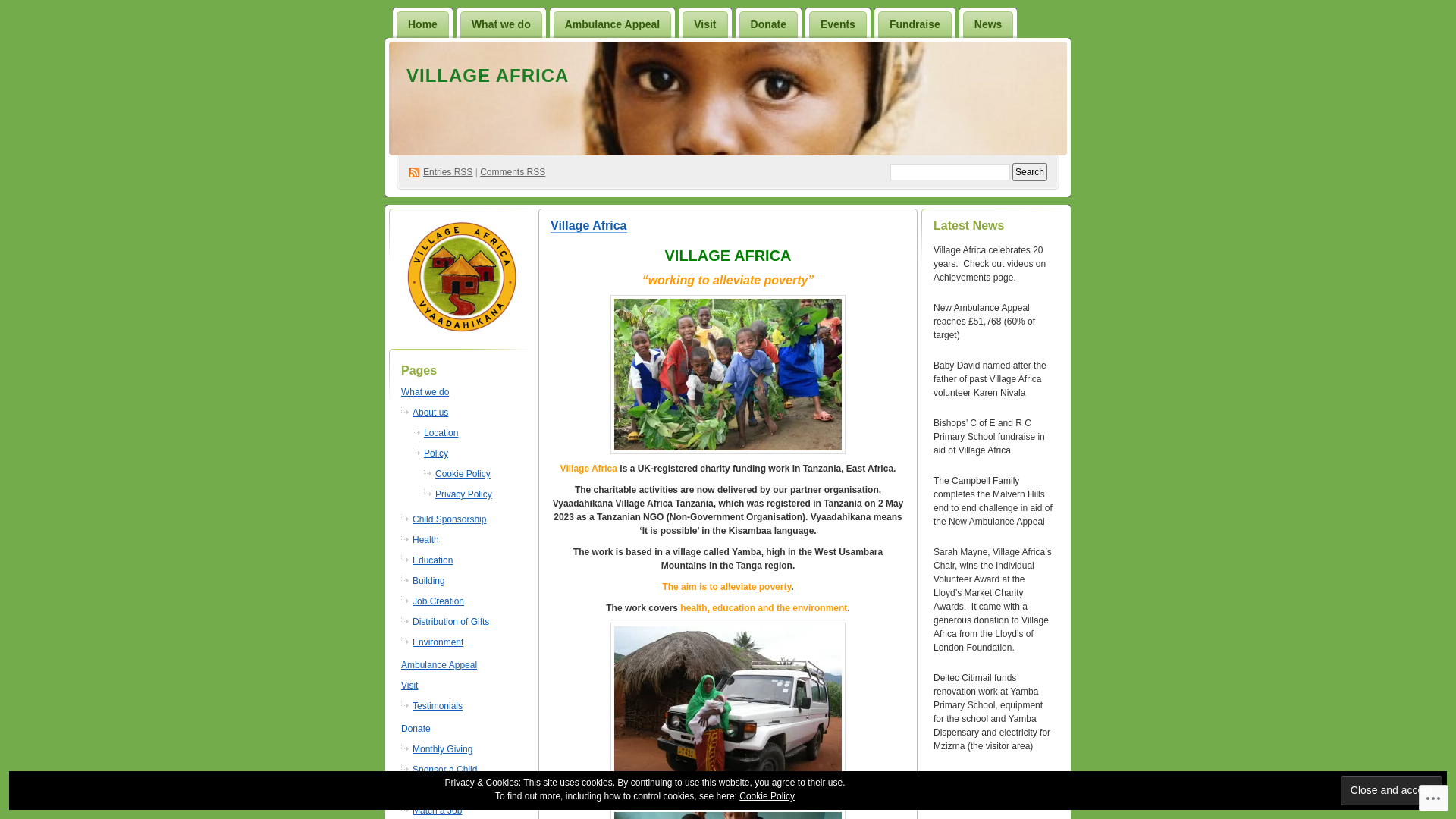 Website screenshot