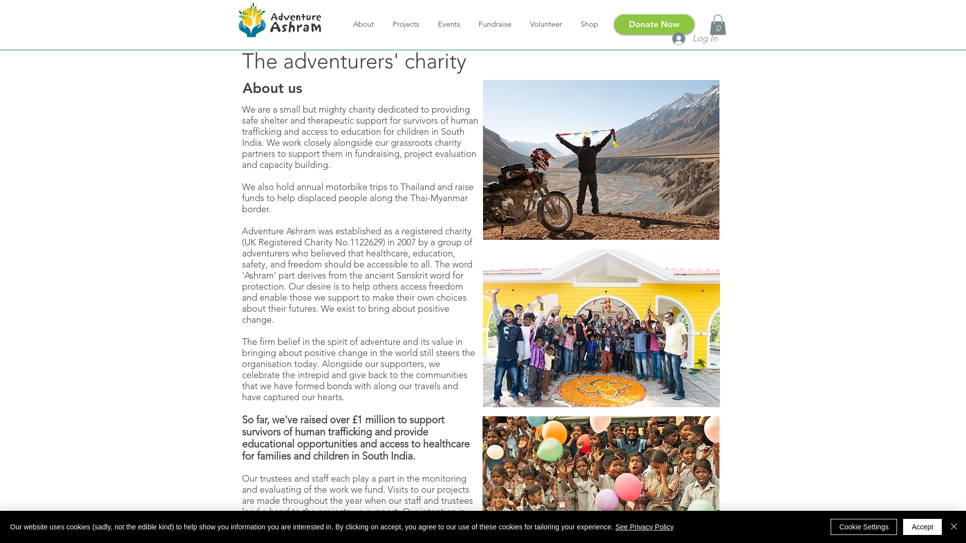 Website screenshot