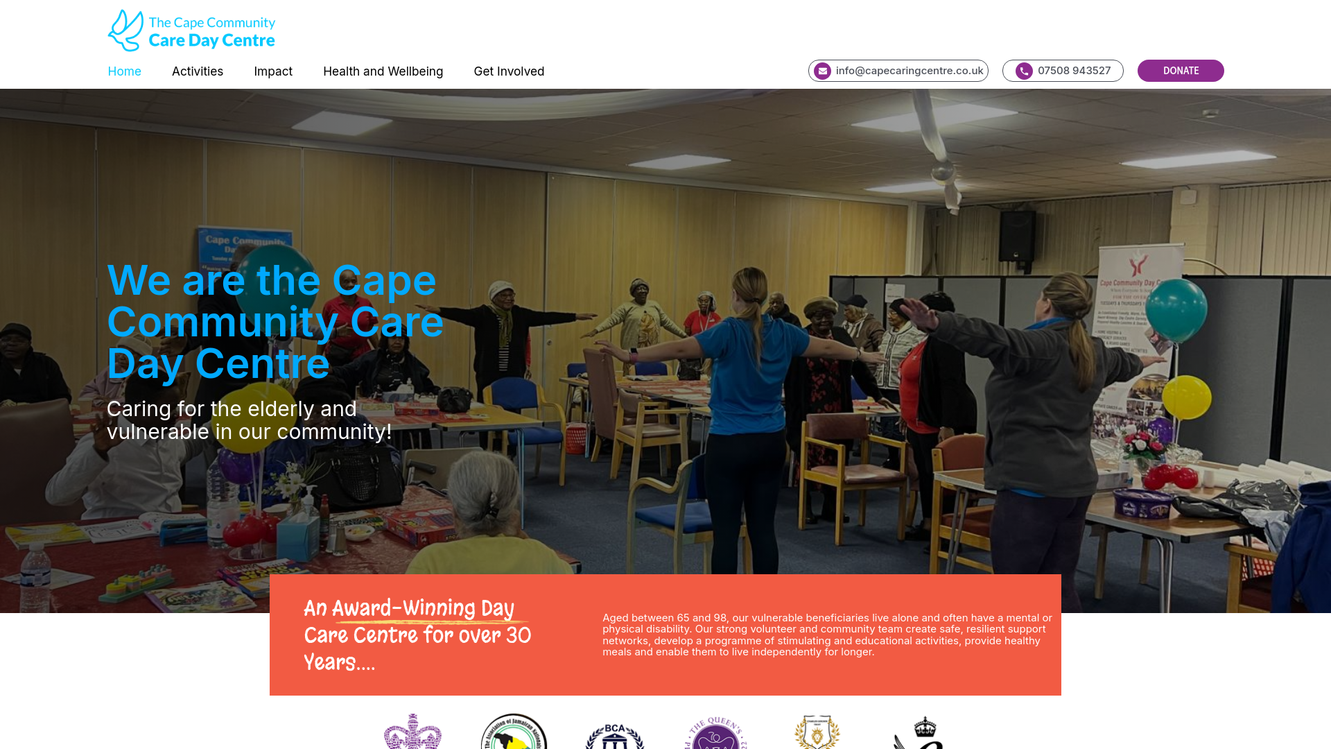 Website screenshot