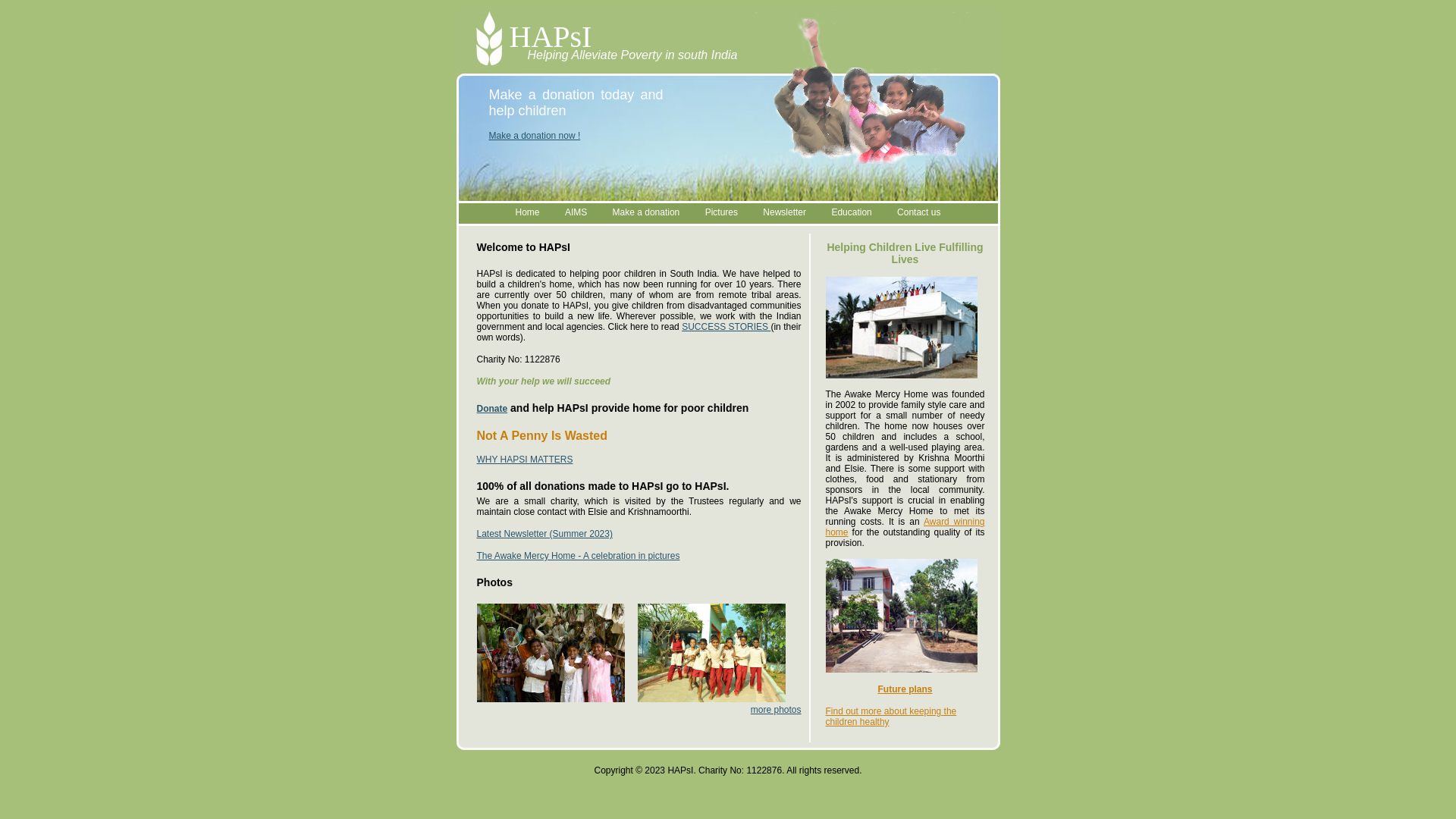 Website screenshot