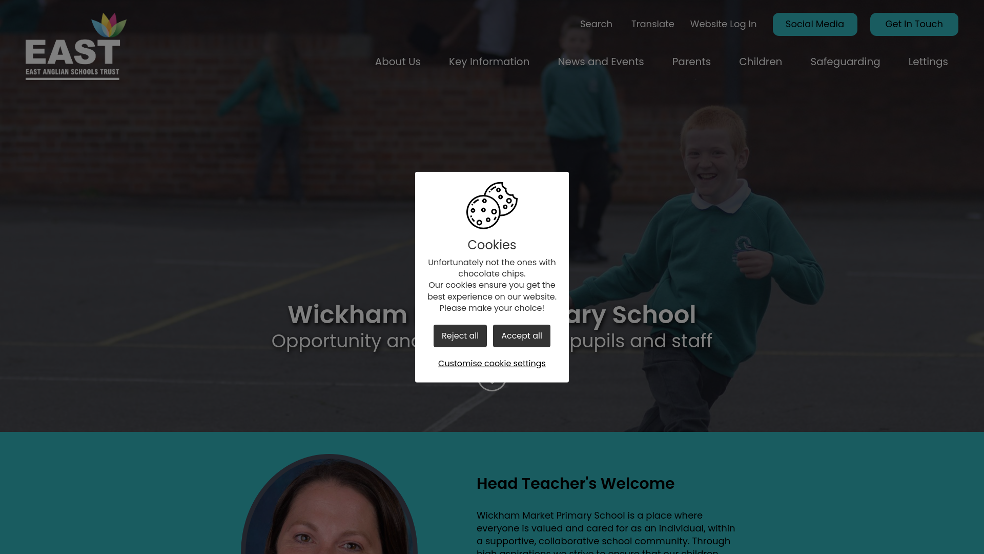 Website screenshot