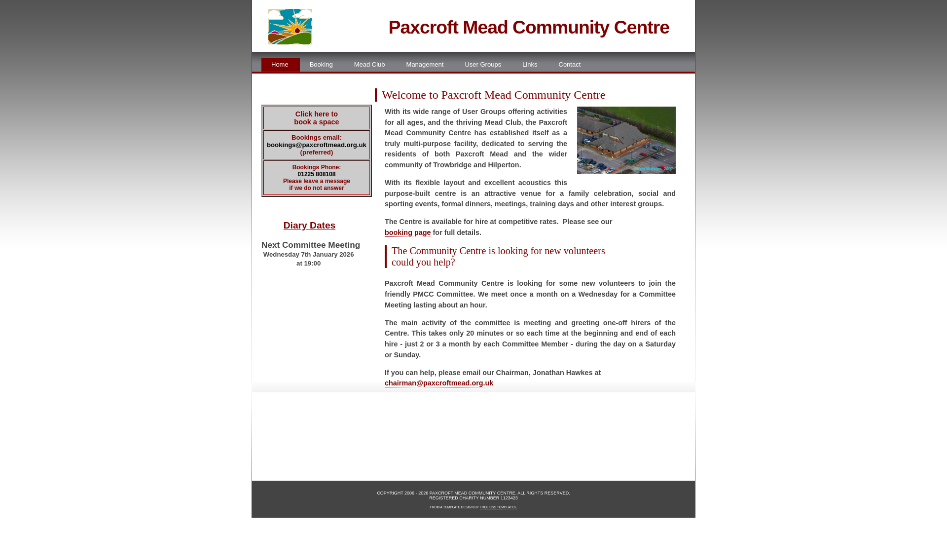 Website screenshot
