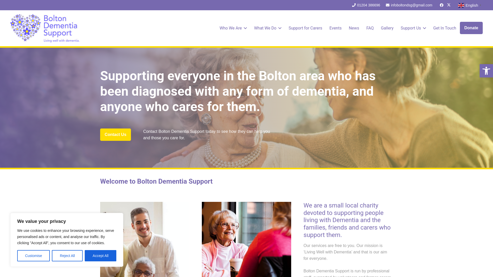 Website screenshot