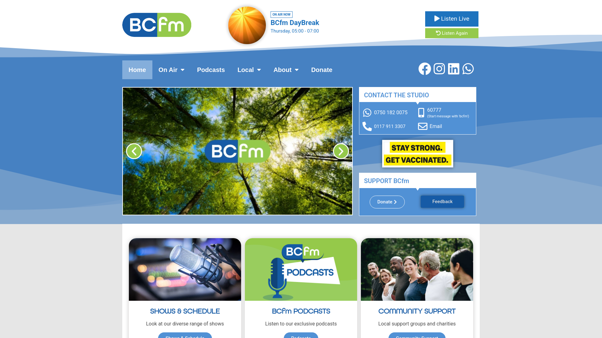 Website screenshot