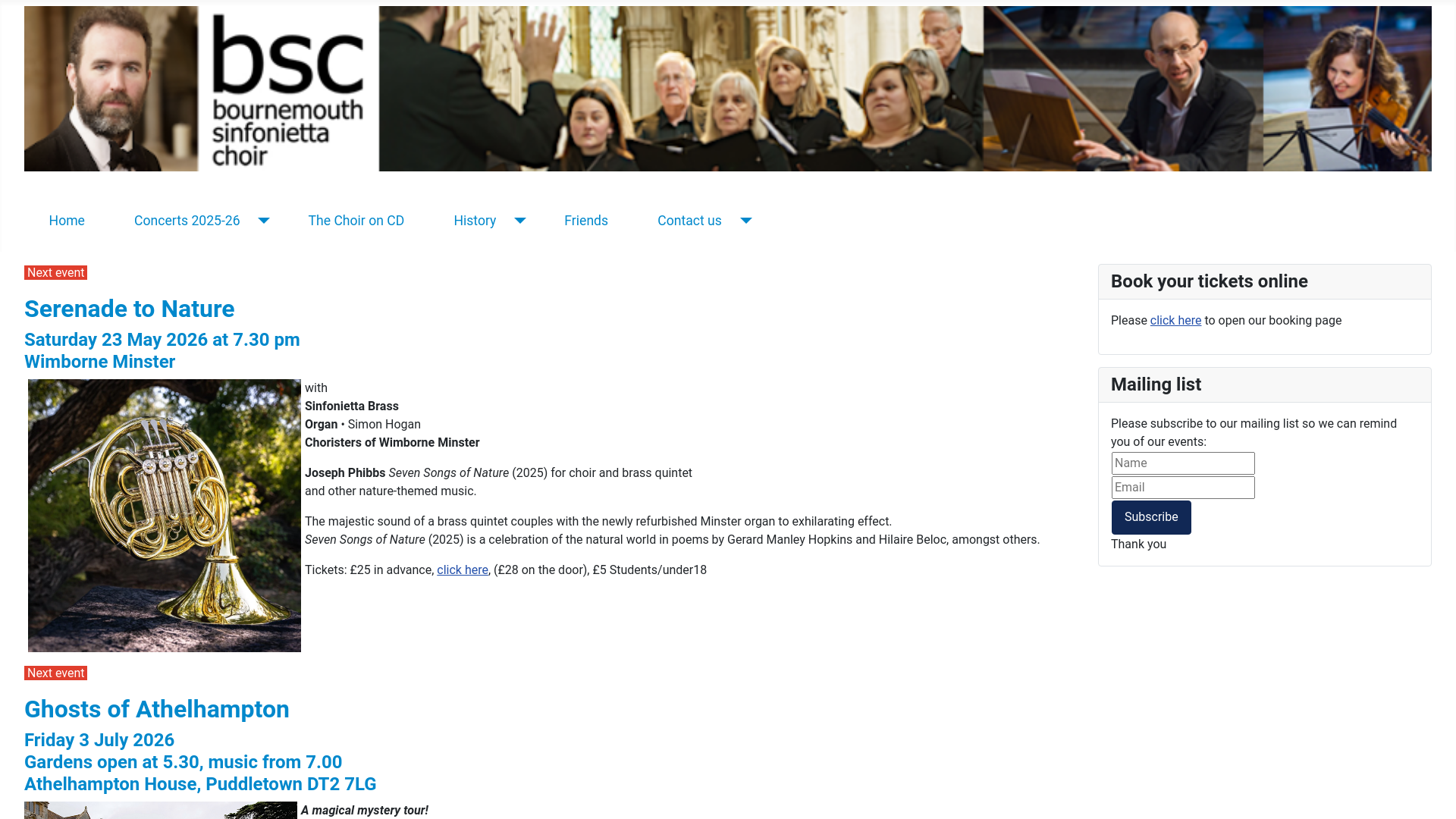 Website screenshot