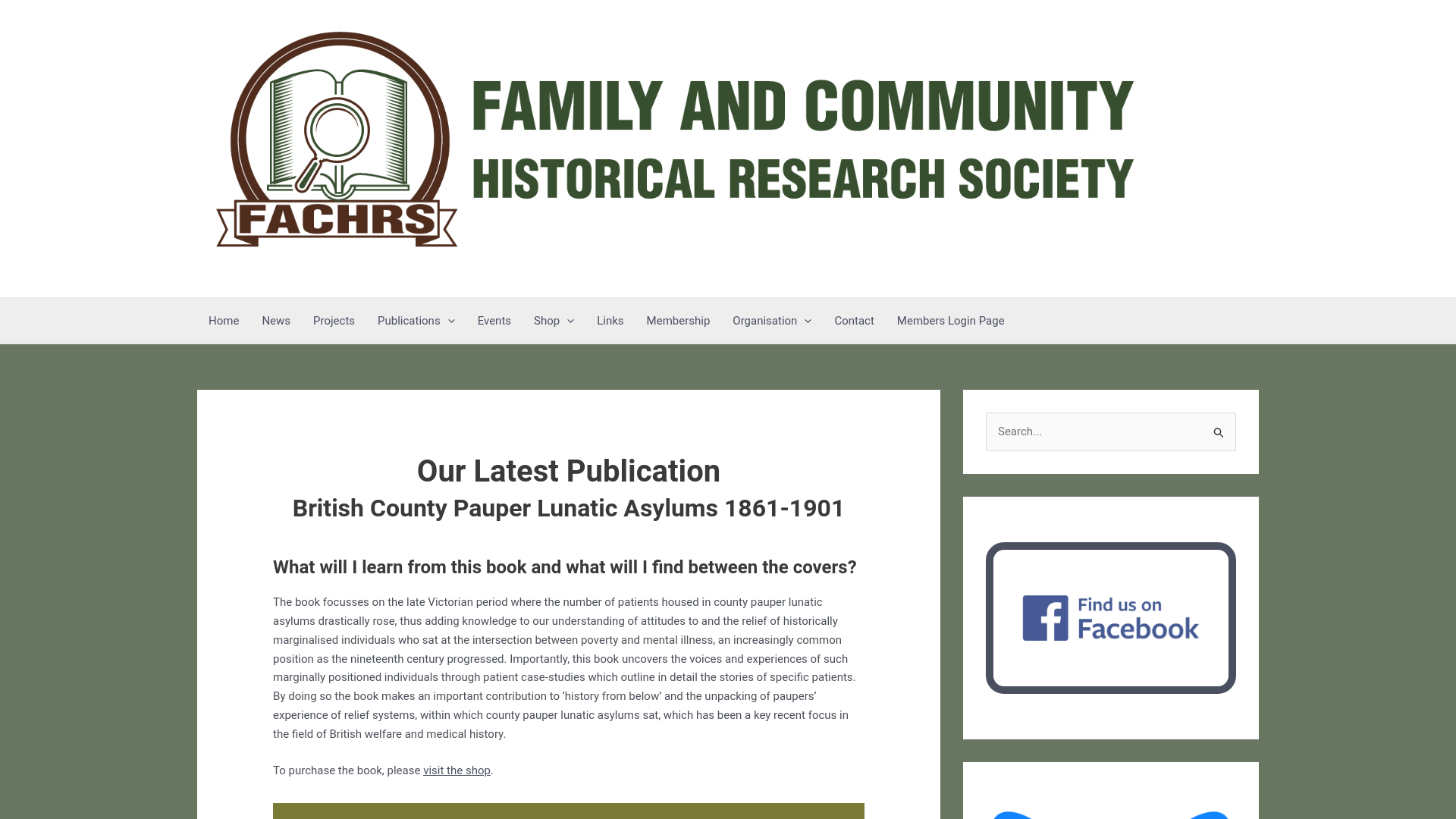 Website screenshot