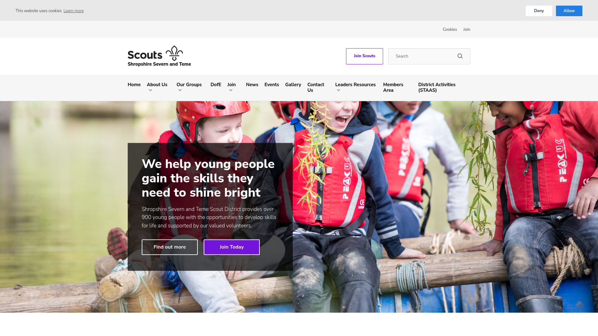 Website screenshot