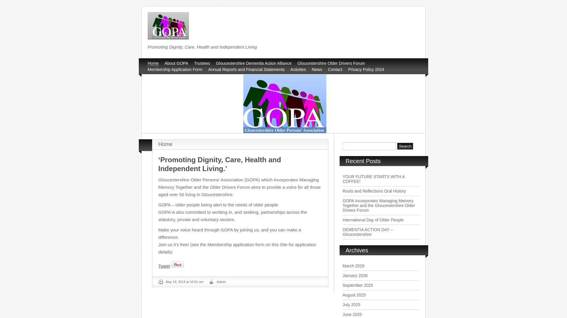 Website screenshot