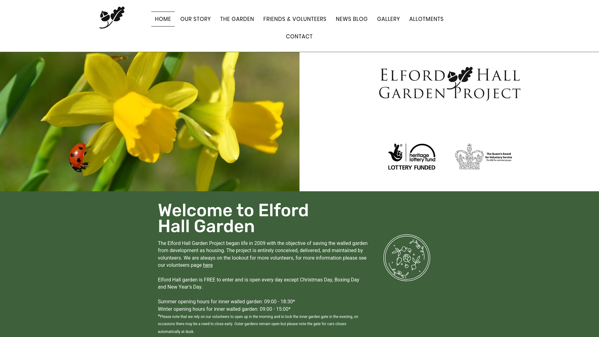 Website screenshot