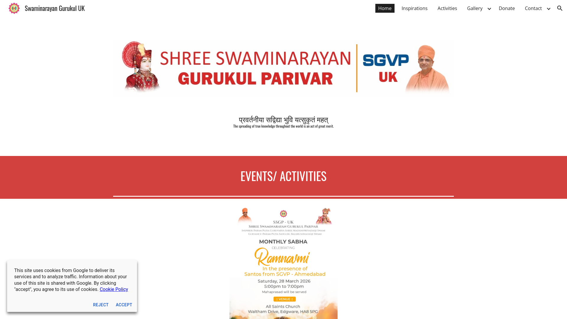 Website screenshot