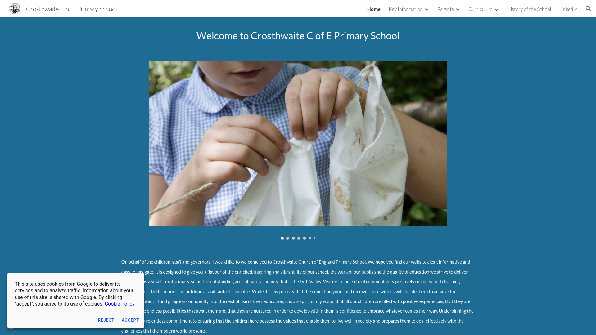 Website screenshot