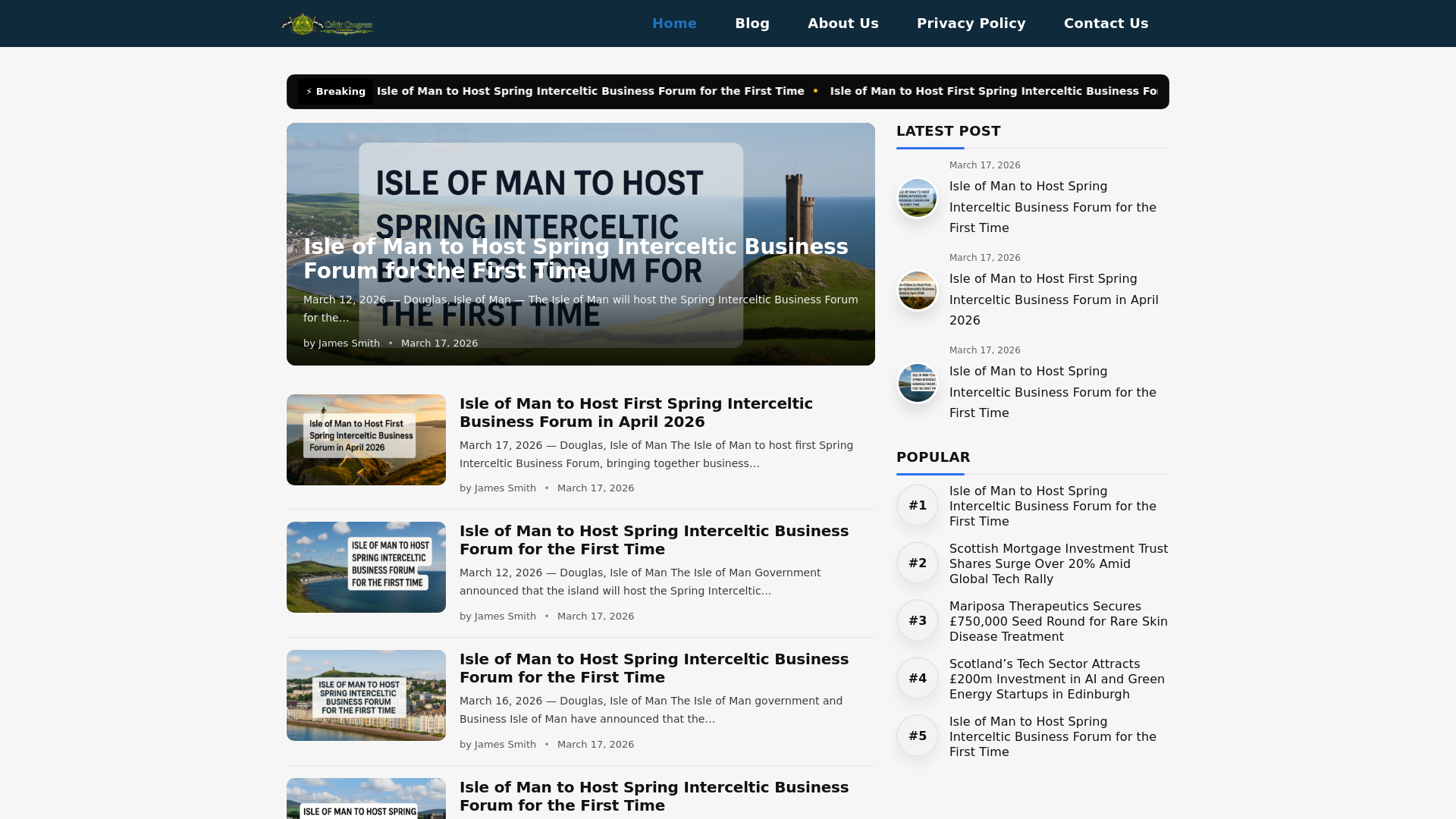Website screenshot