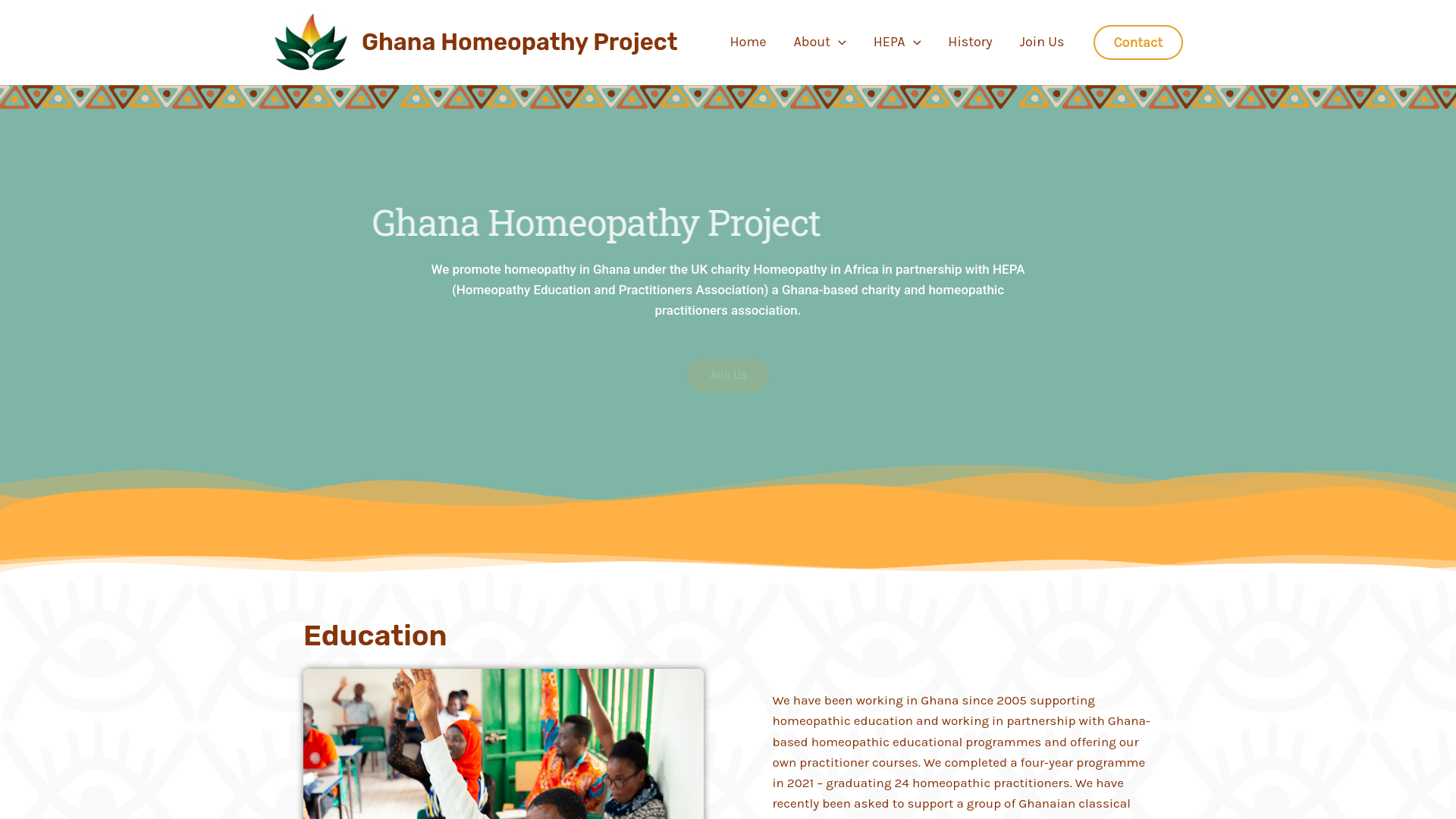 Website screenshot