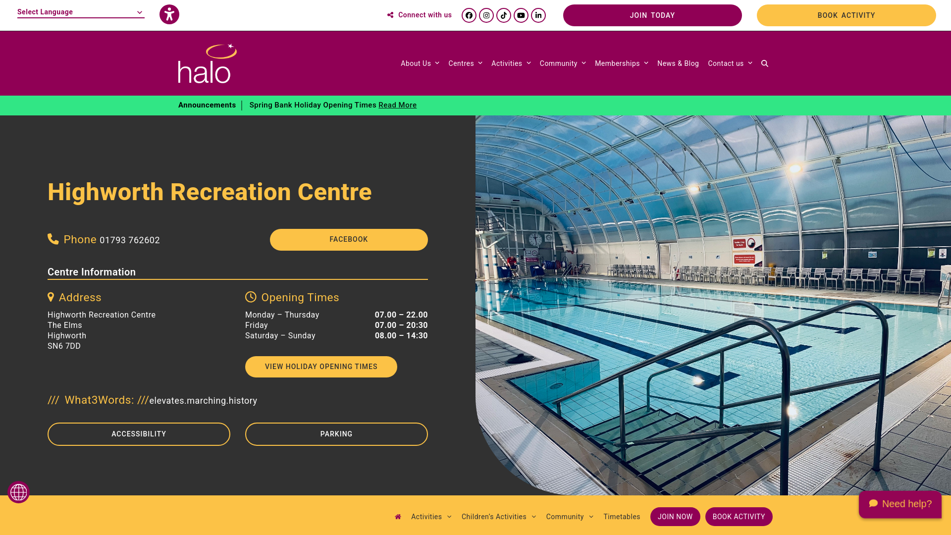 Website screenshot