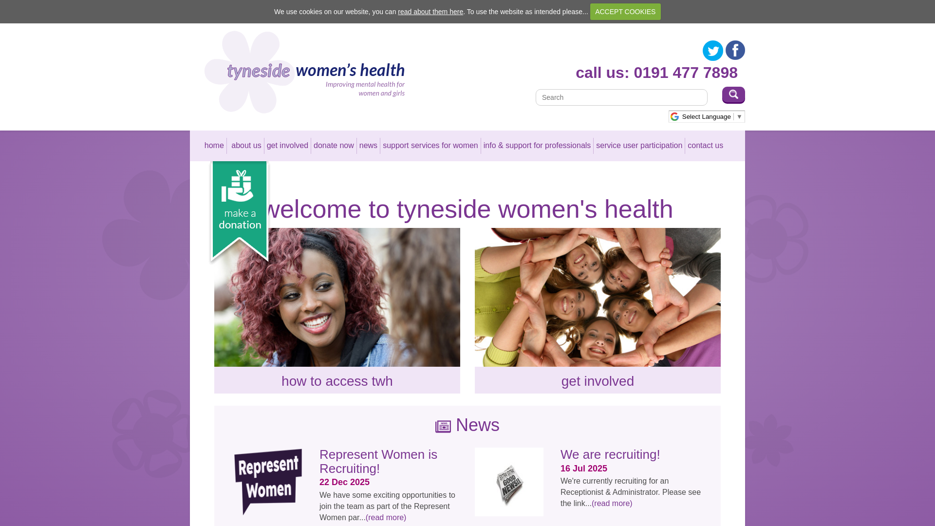 Website screenshot