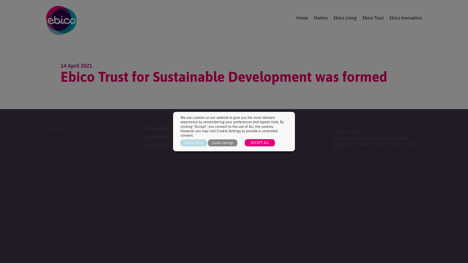 Website screenshot