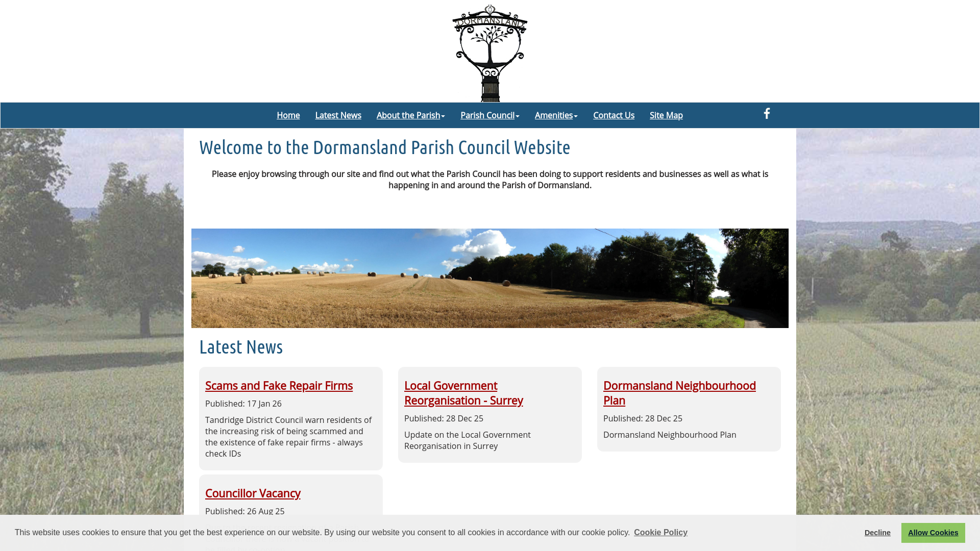 Website screenshot
