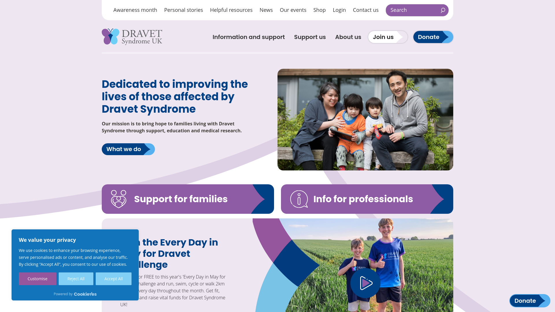 Website screenshot