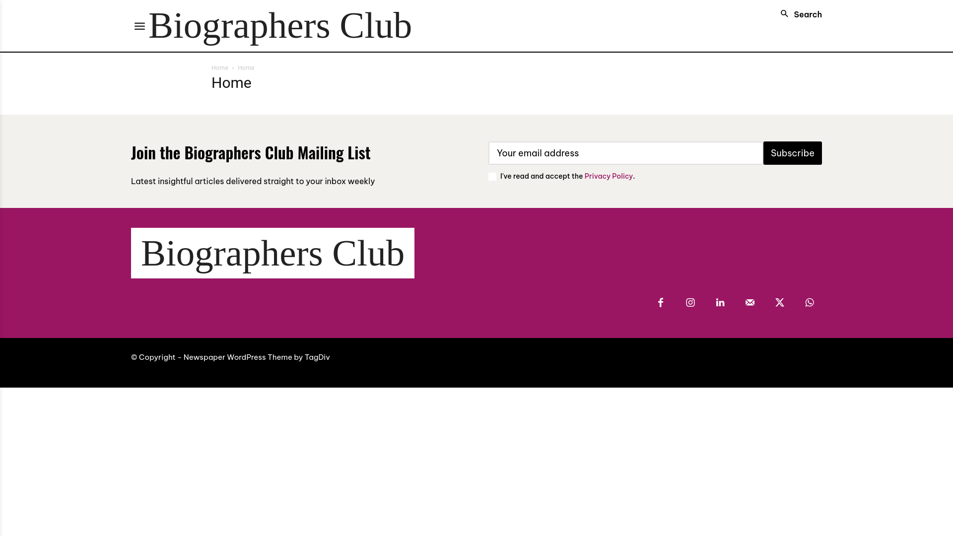 Website screenshot