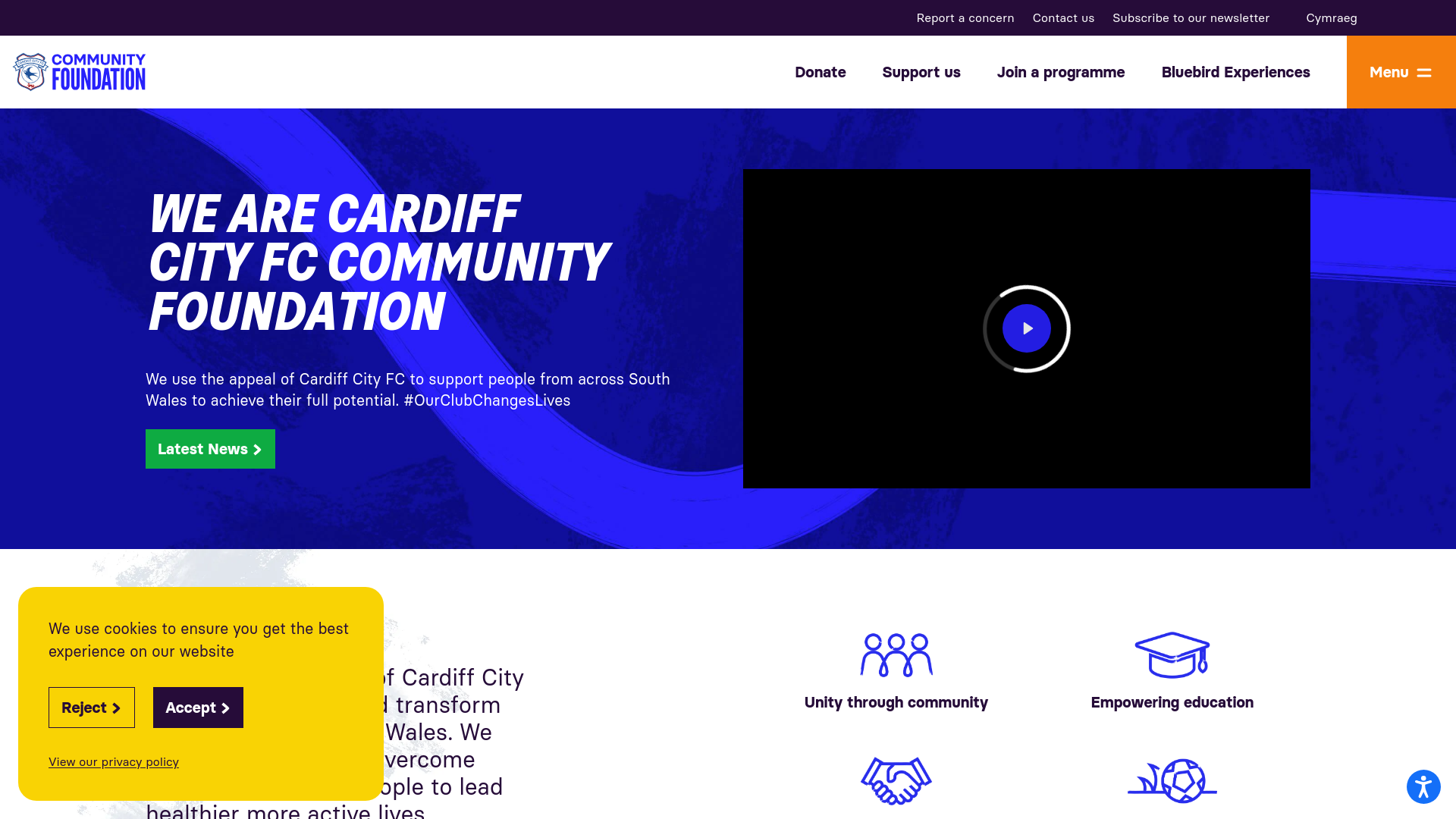 Website screenshot