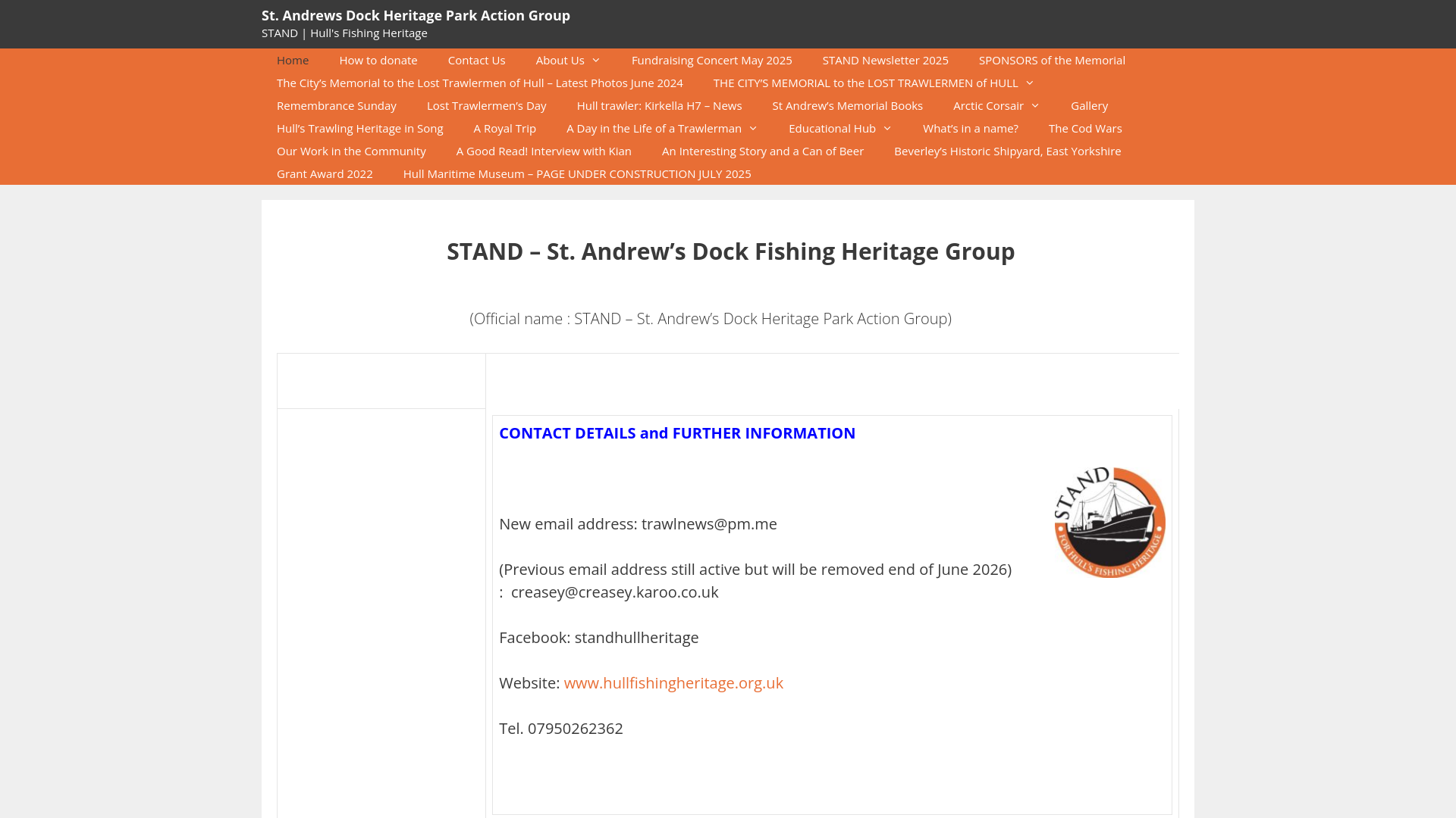 Website screenshot