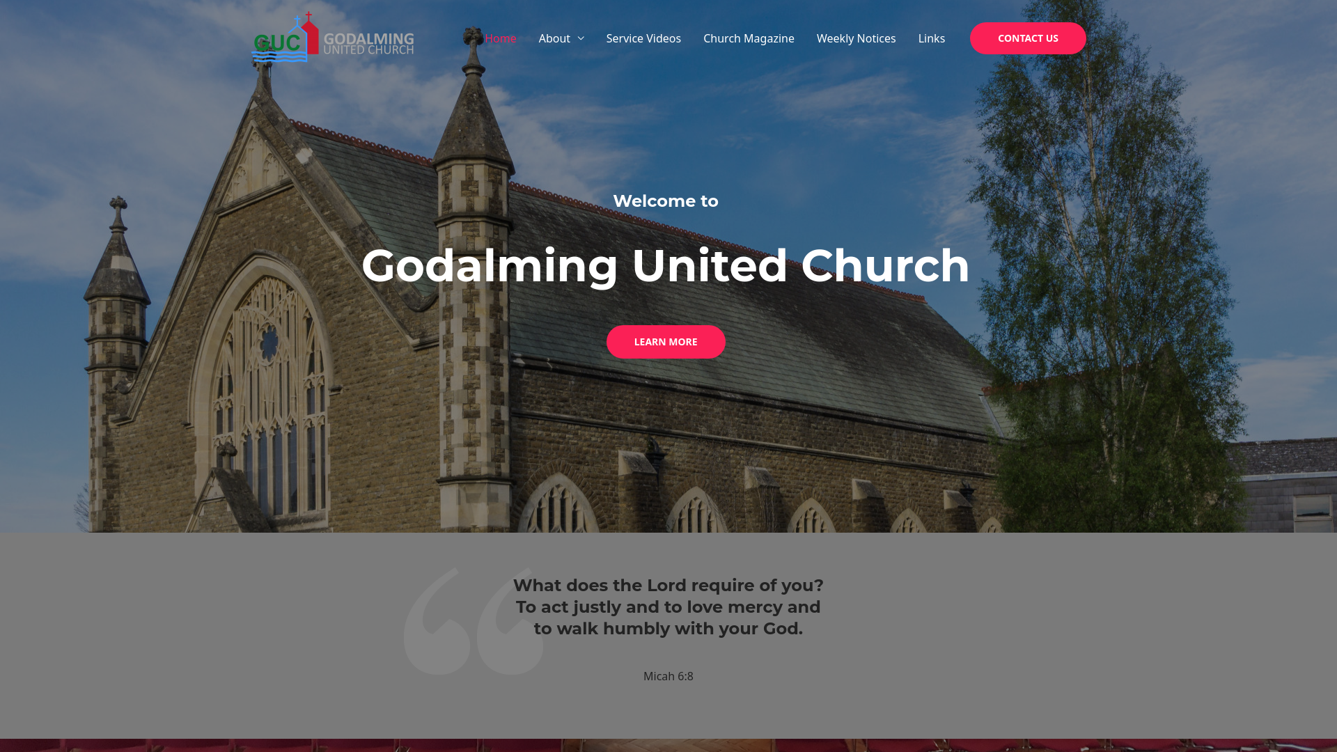 Website screenshot