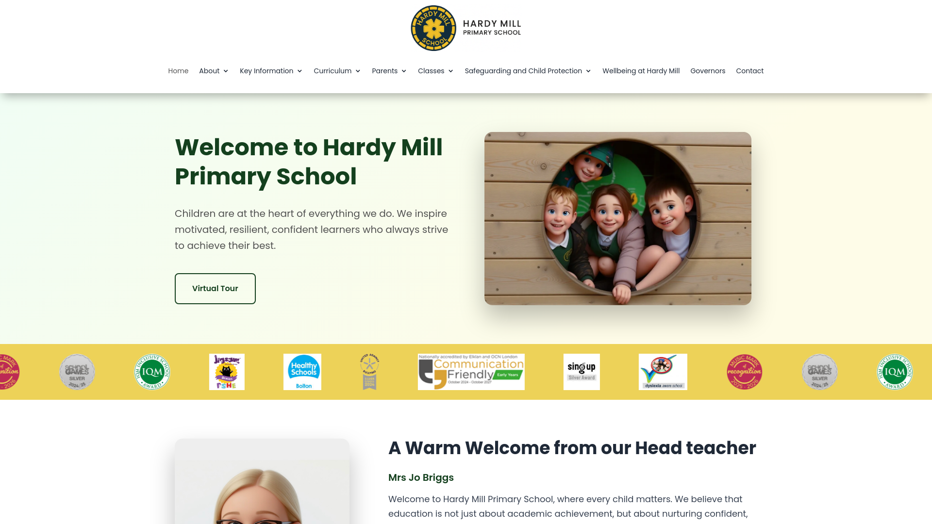 Website screenshot