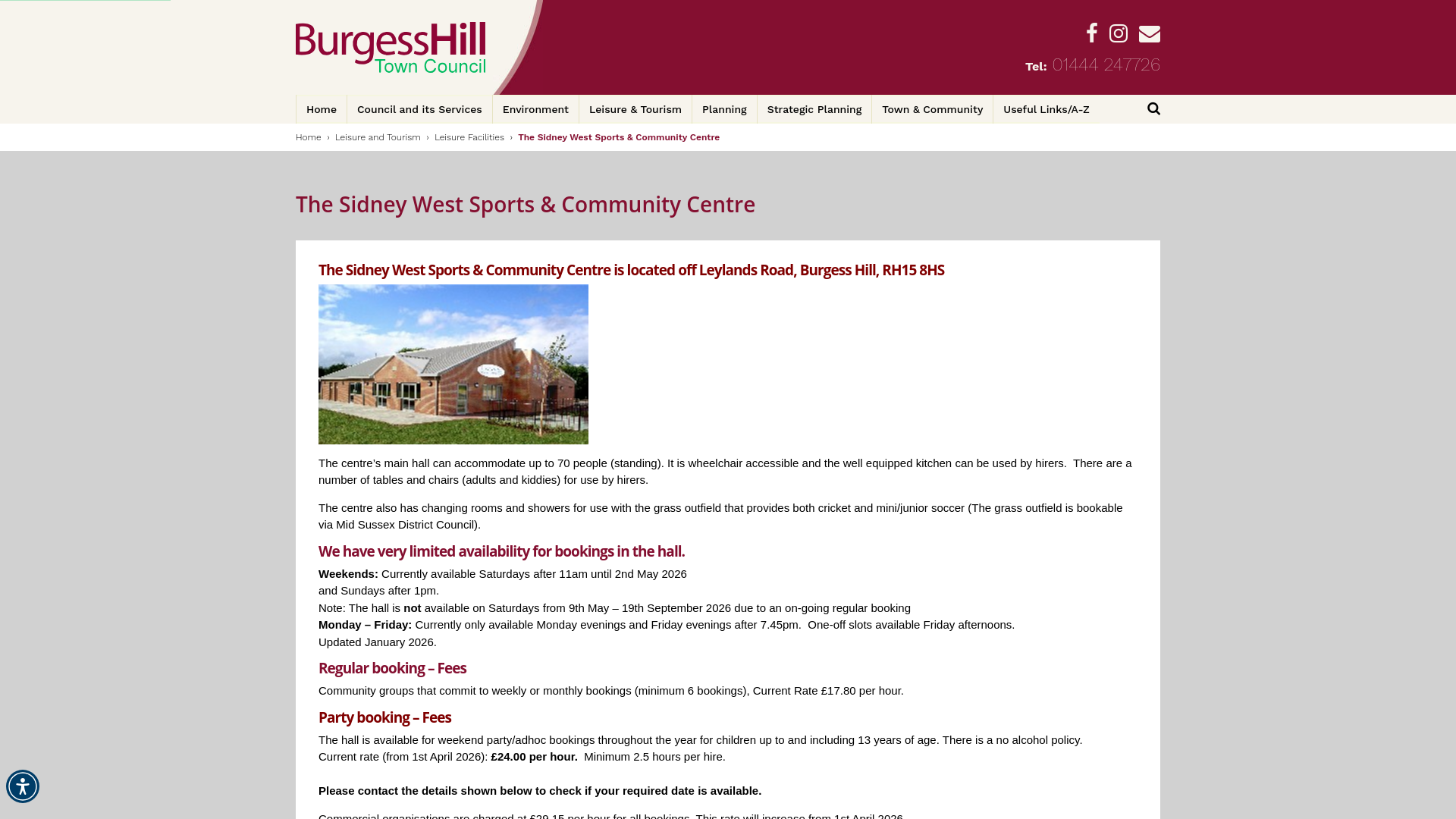 Website screenshot