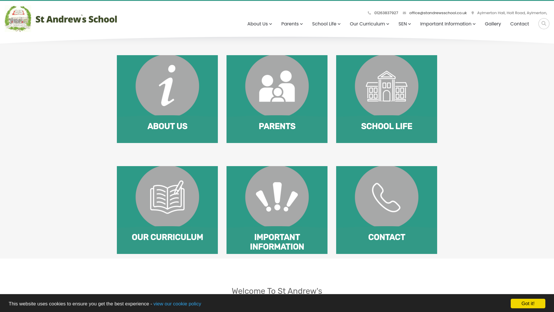 Website screenshot