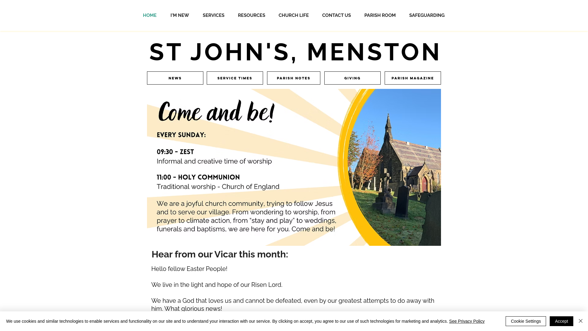 Website screenshot