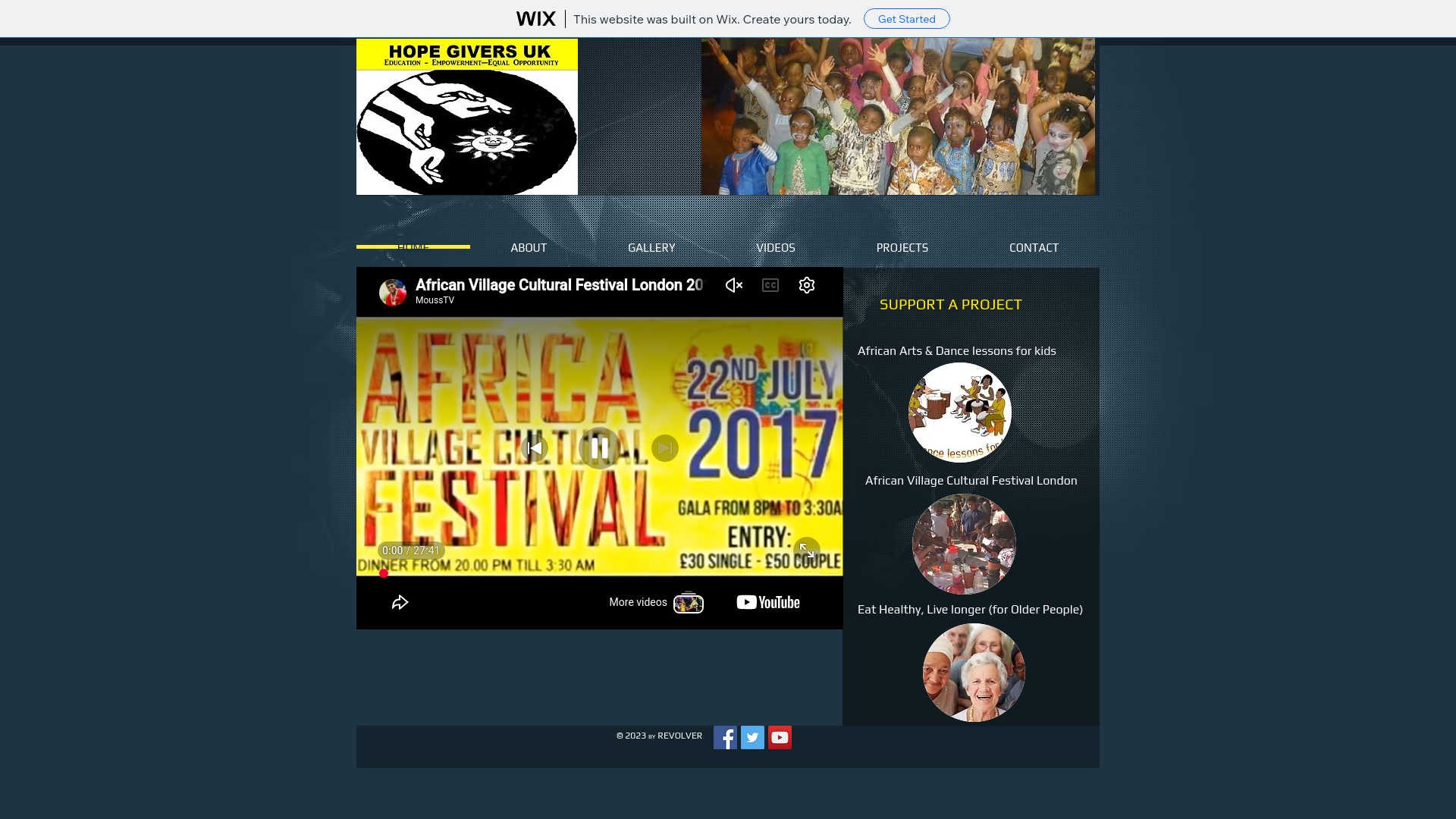 Website screenshot