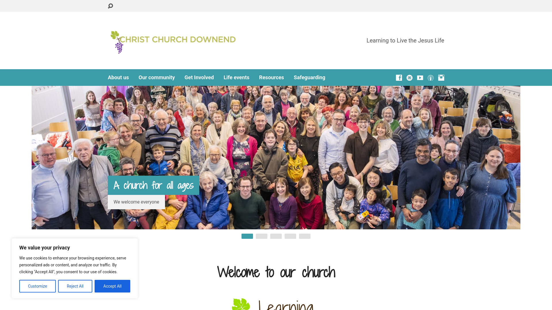 Website screenshot