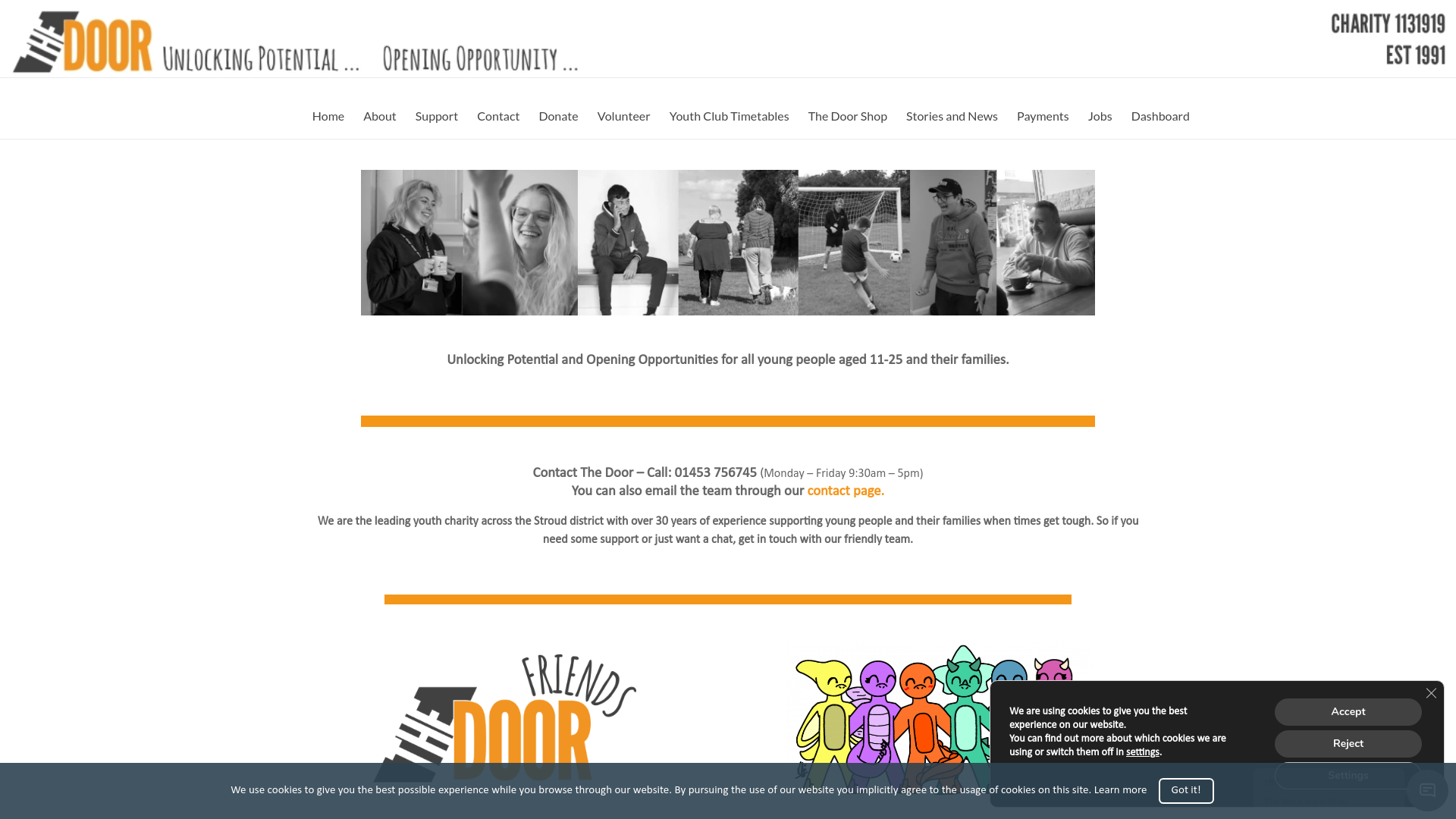 Website screenshot