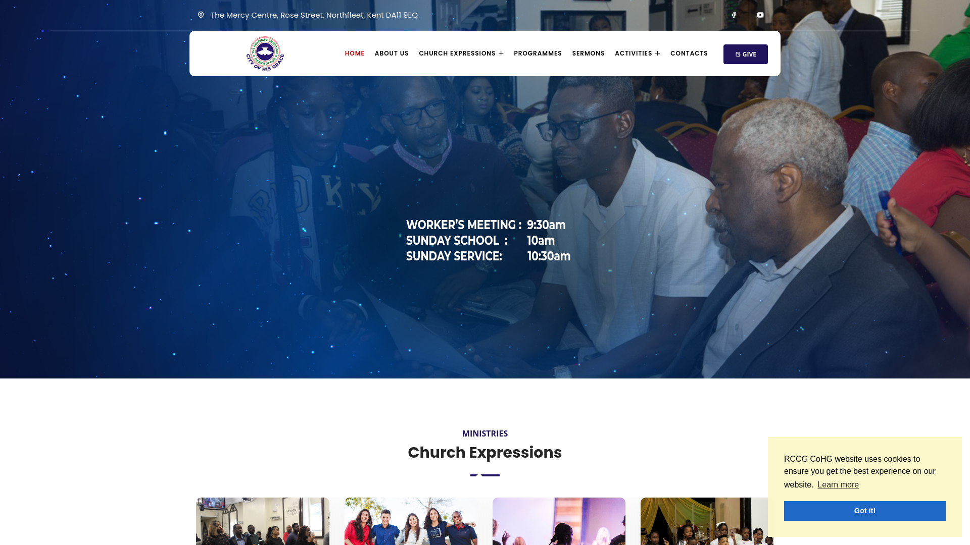 Website screenshot