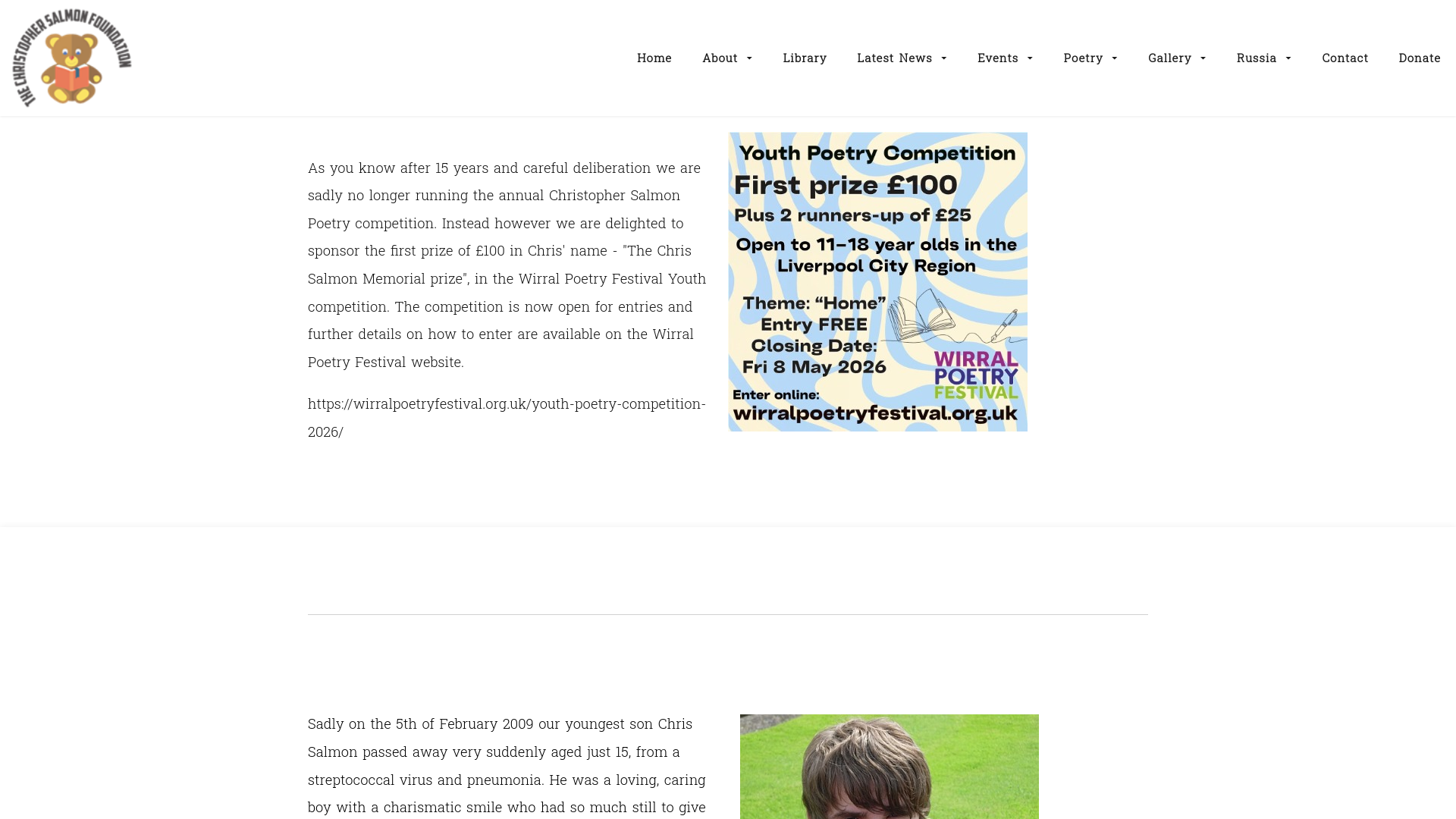 Website screenshot