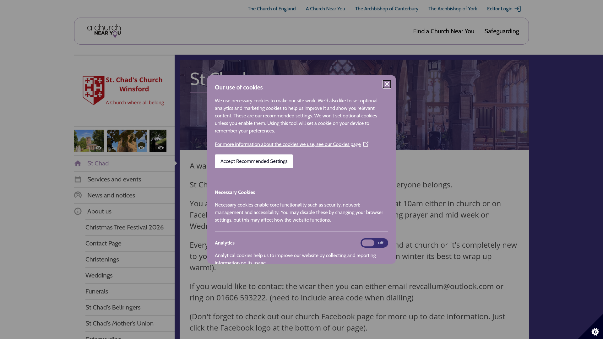 Website screenshot