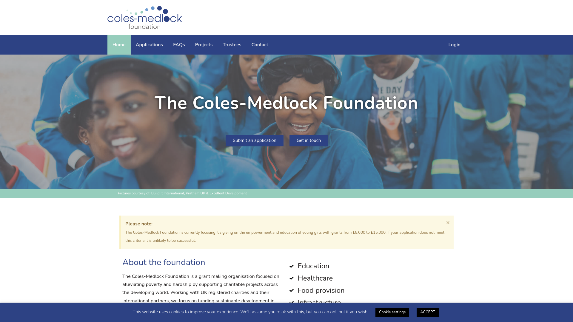 Website screenshot