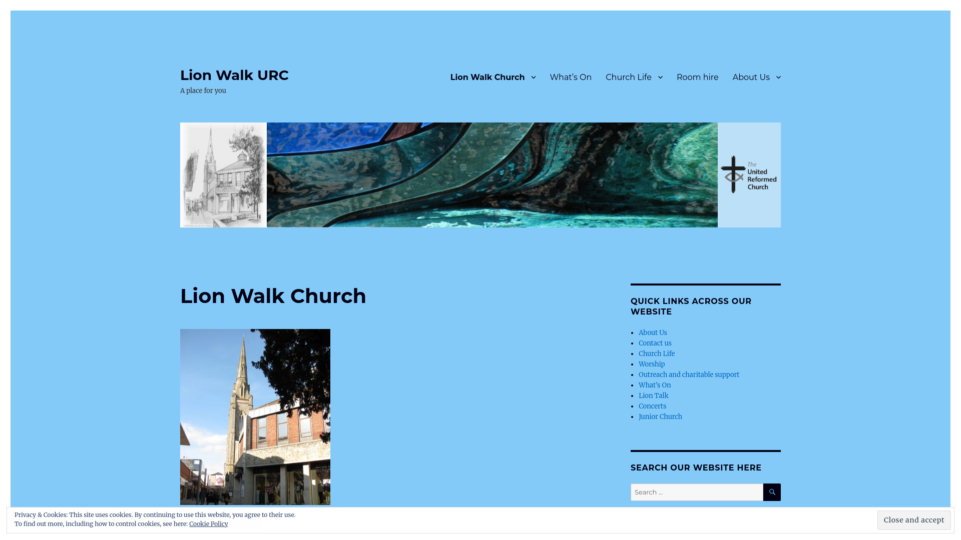Website screenshot