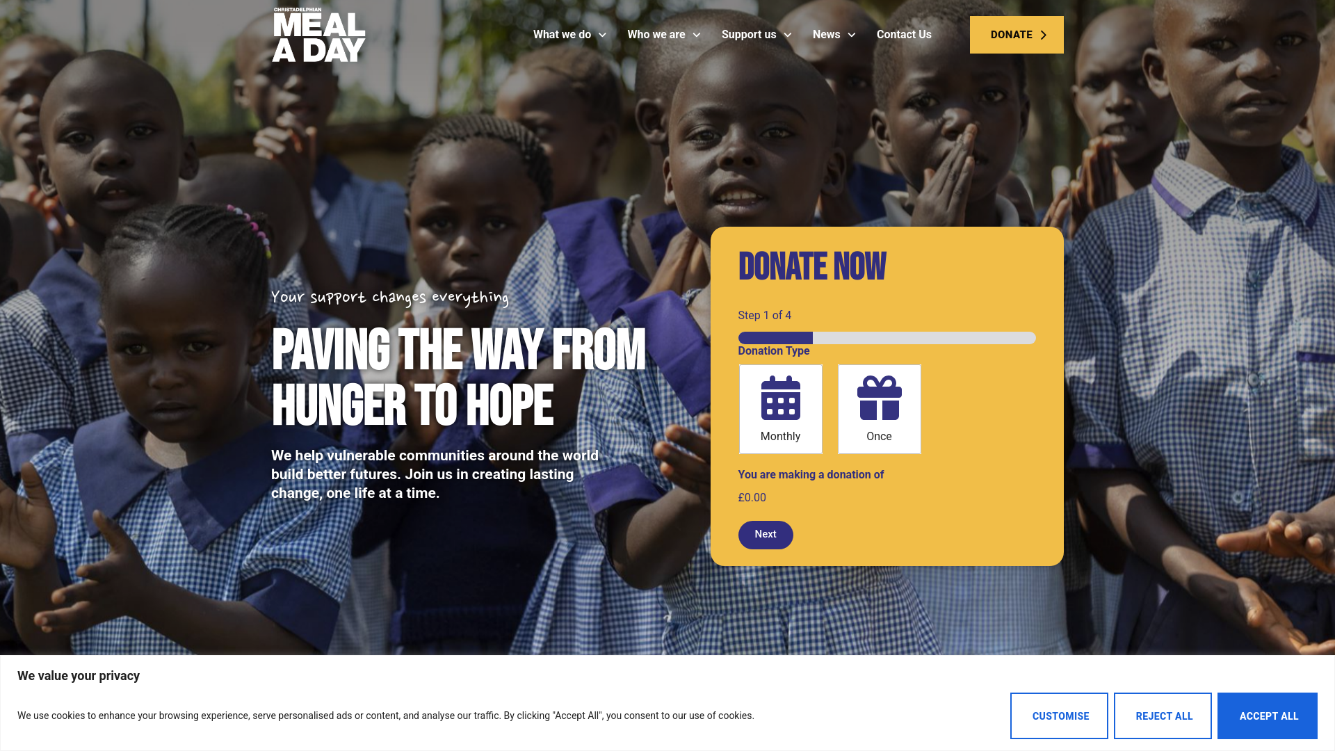 Website screenshot