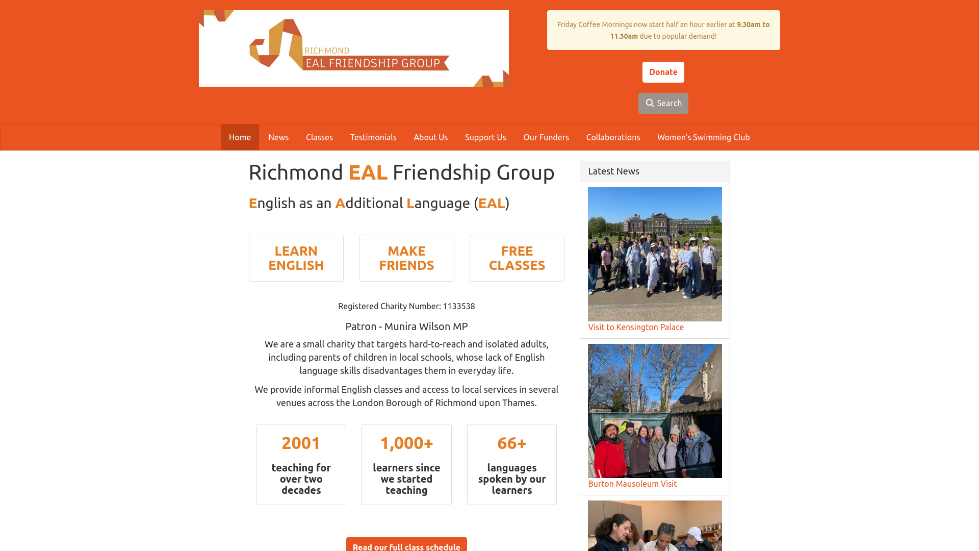 Website screenshot