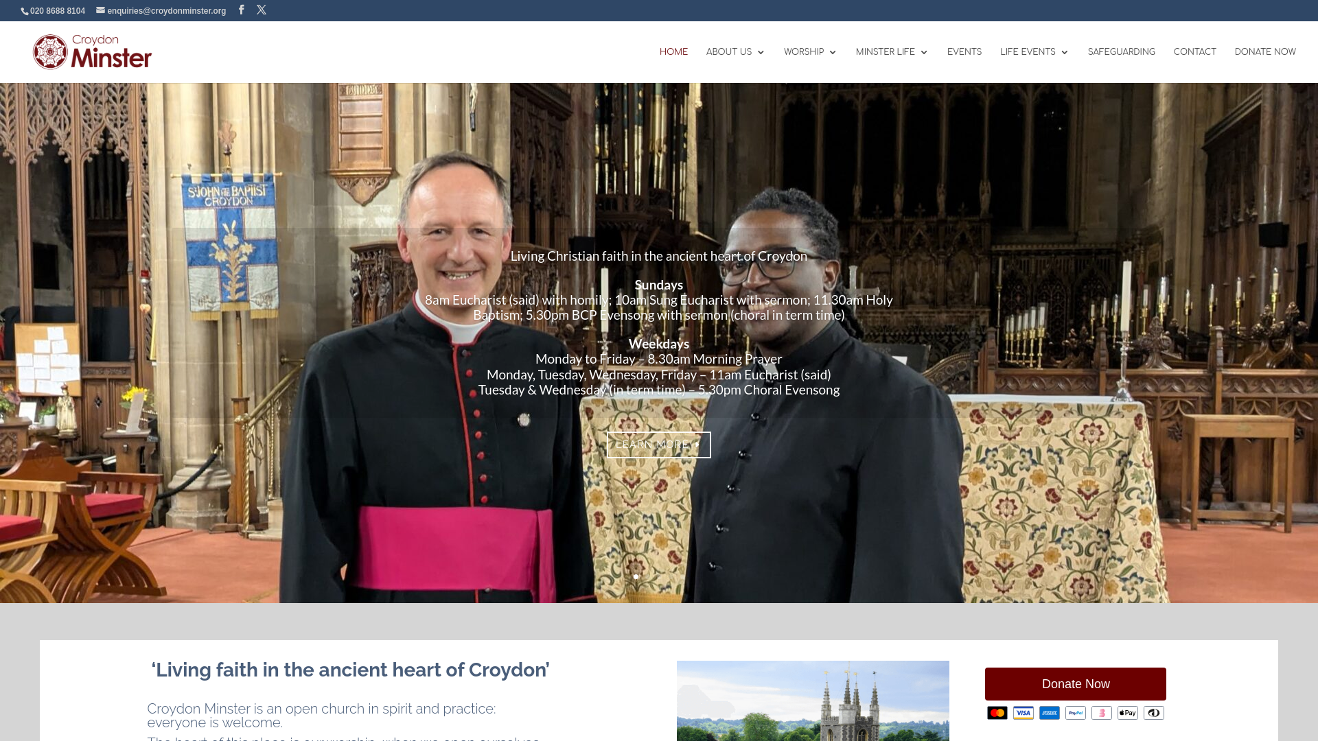 Website screenshot