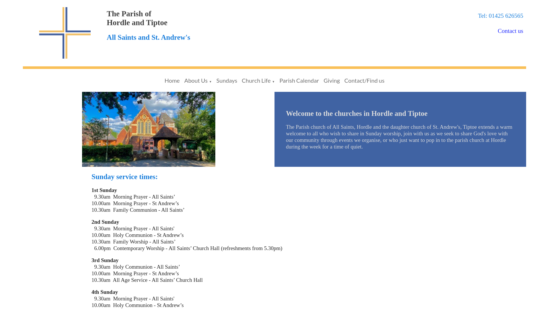 Website screenshot