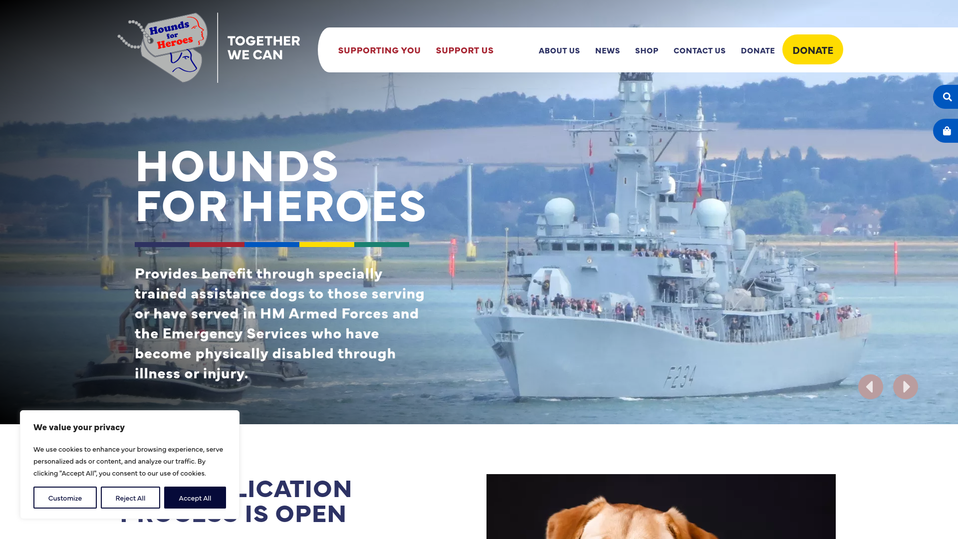 Website screenshot
