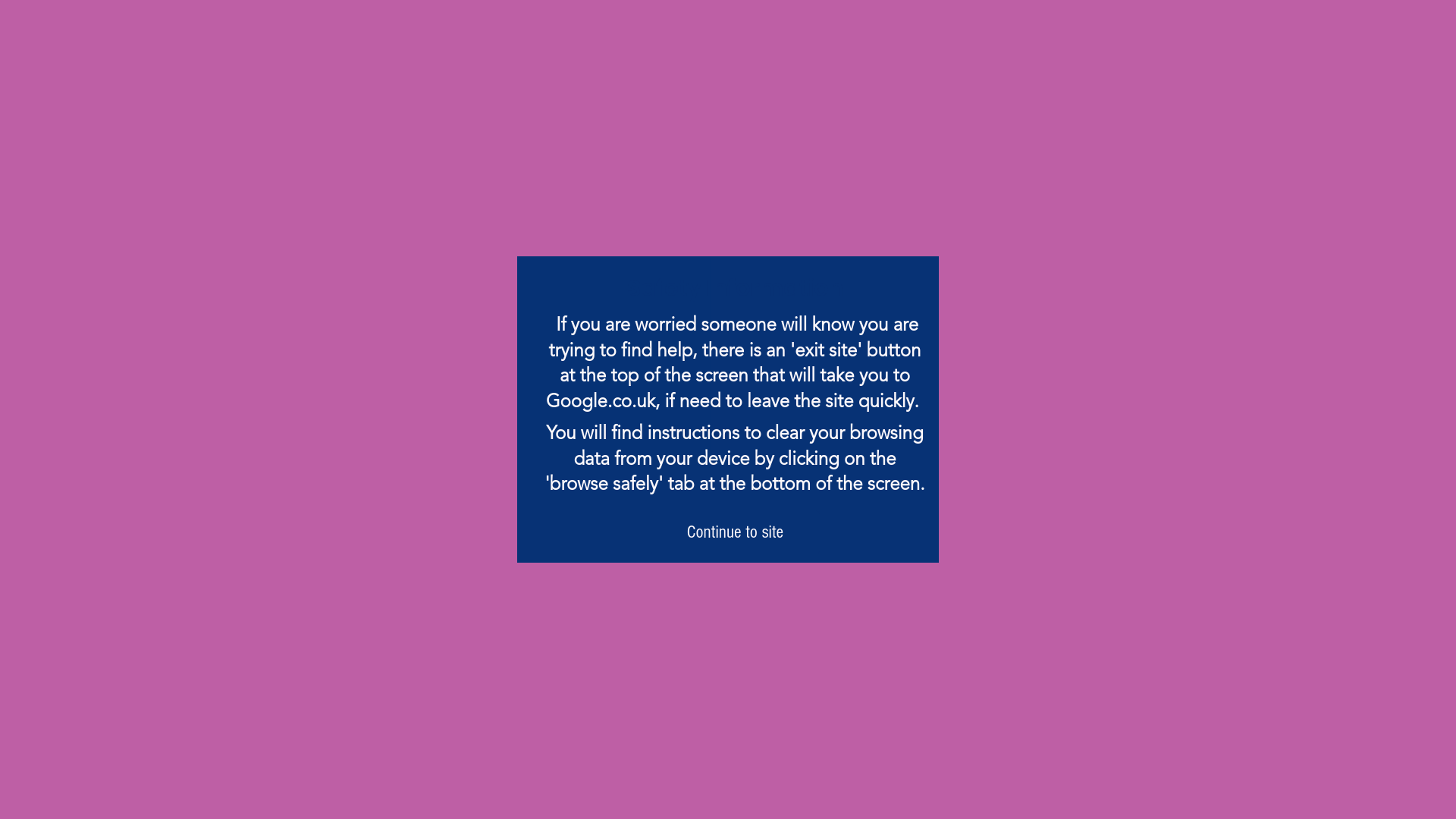 Website screenshot