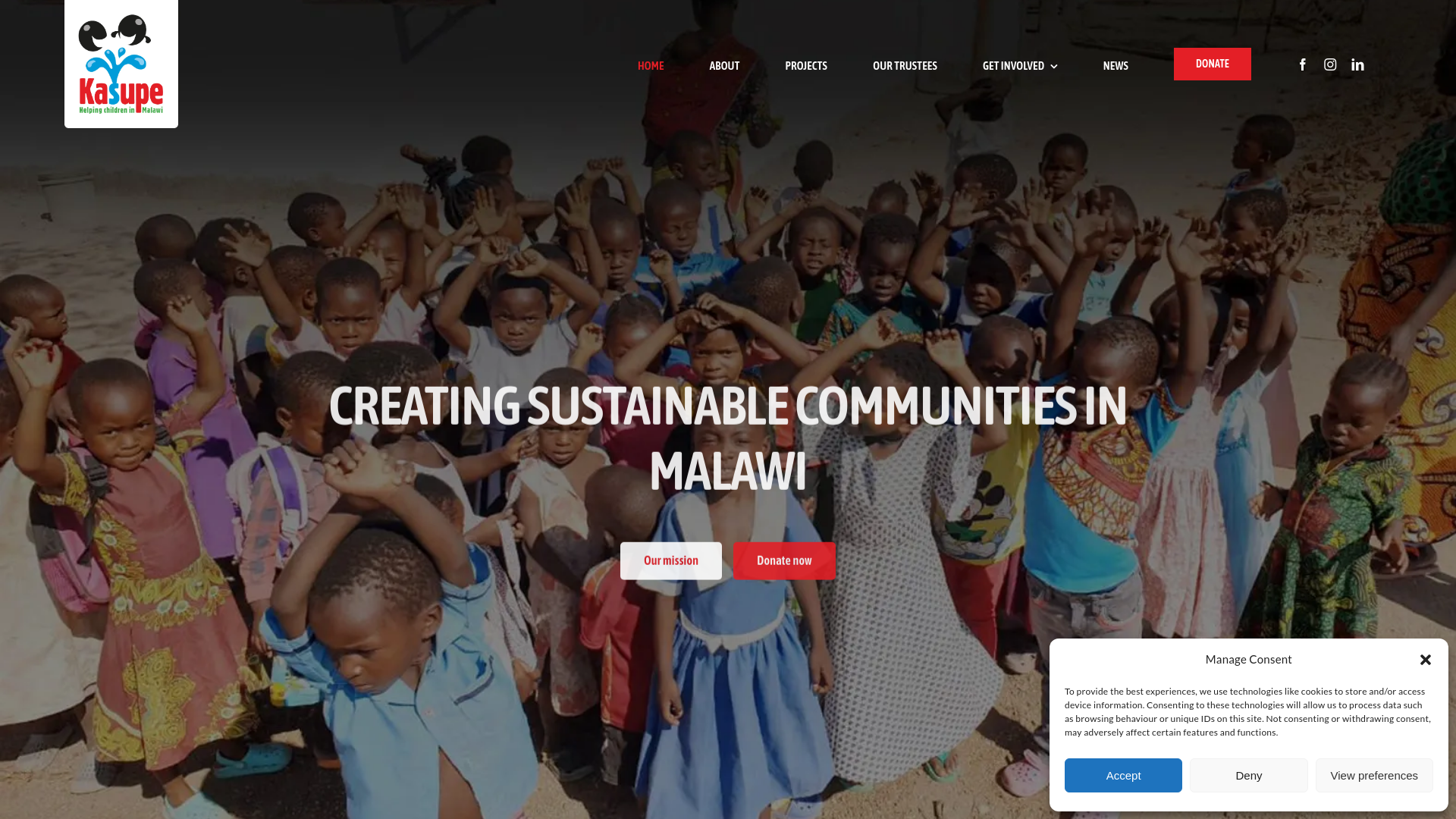 Website screenshot