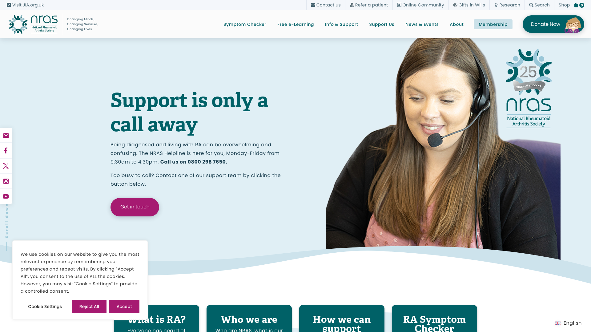 Website screenshot