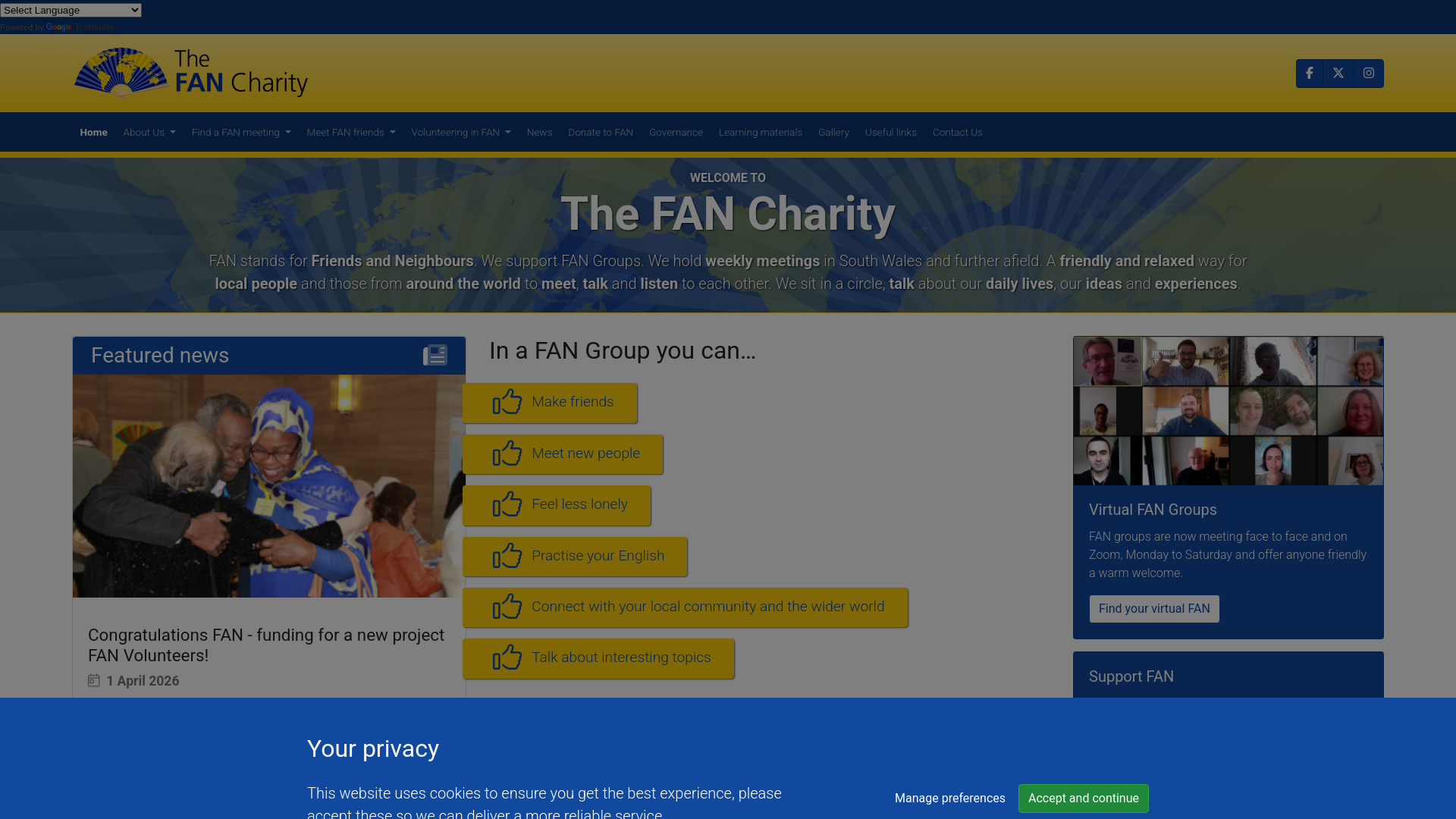 Website screenshot