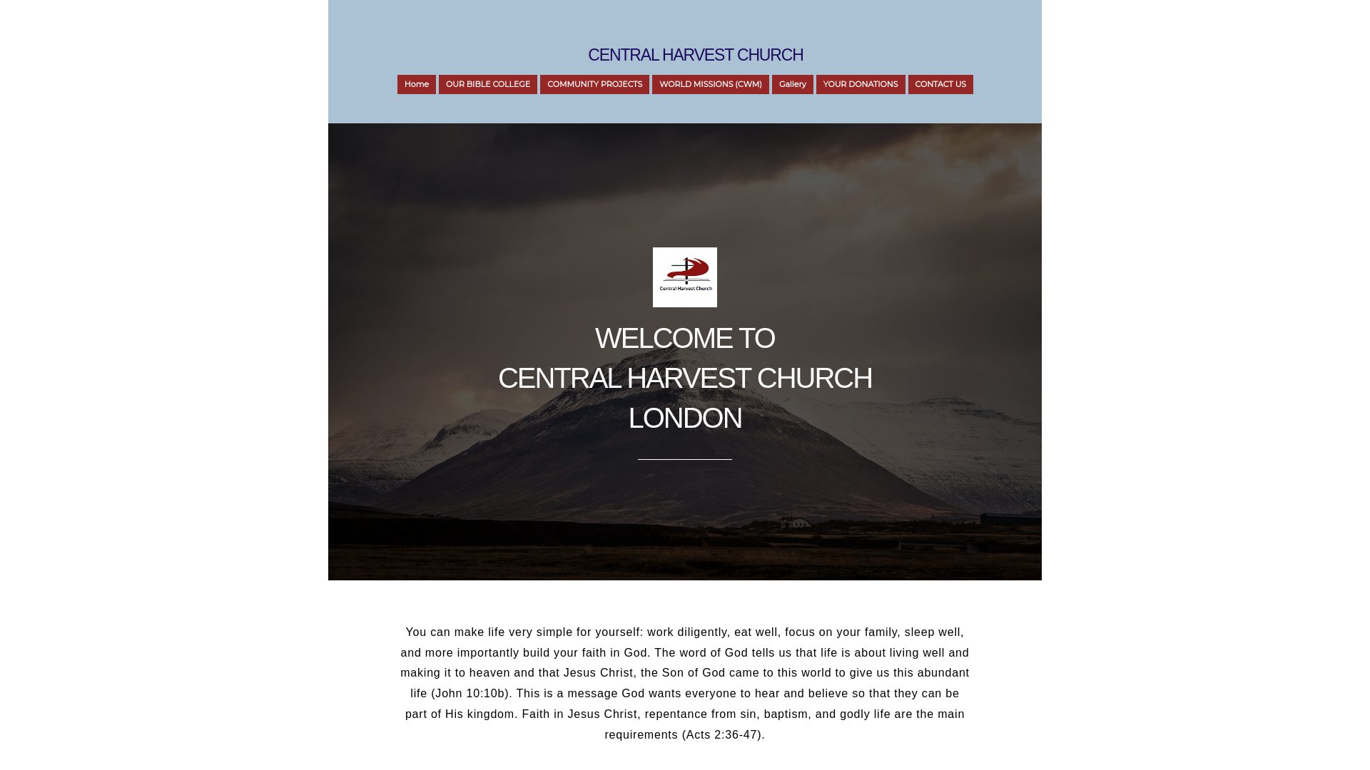 Website screenshot