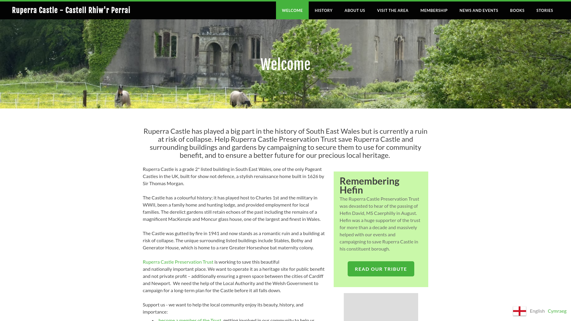 Website screenshot