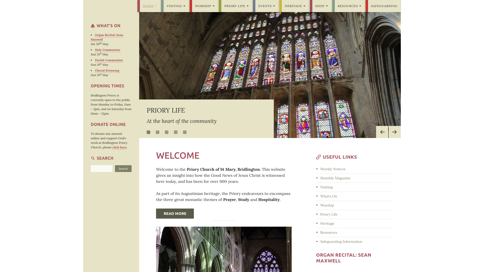 Website screenshot